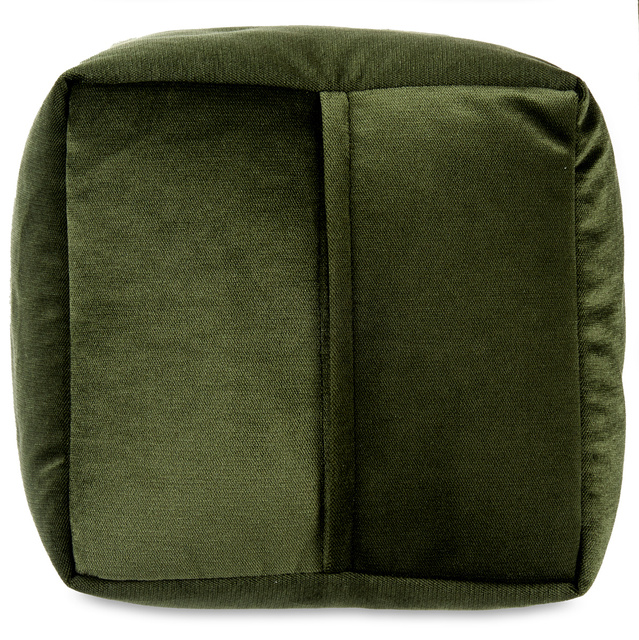 Puf tapitat cu catifea, 30 x 30 cm