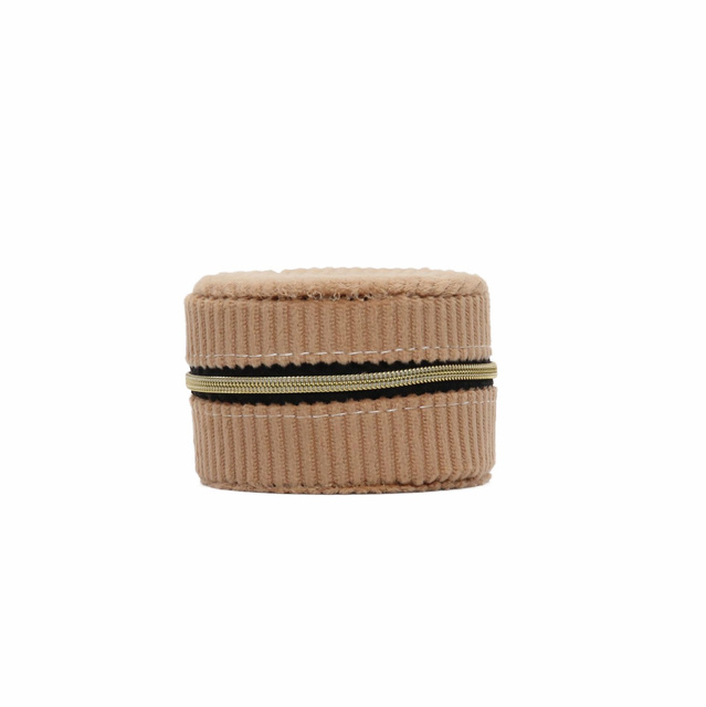 Cutie mică pentru bijuterii, catifea, Ø 8 cm