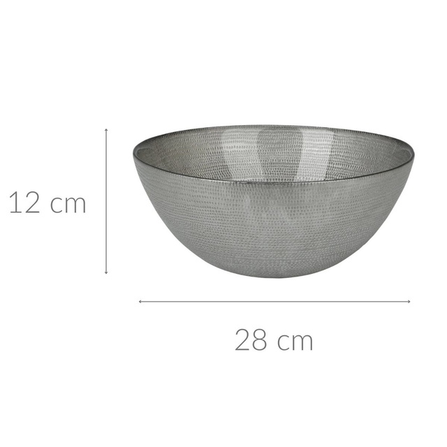 Vas decorativ din sticla, Ø 28 cm