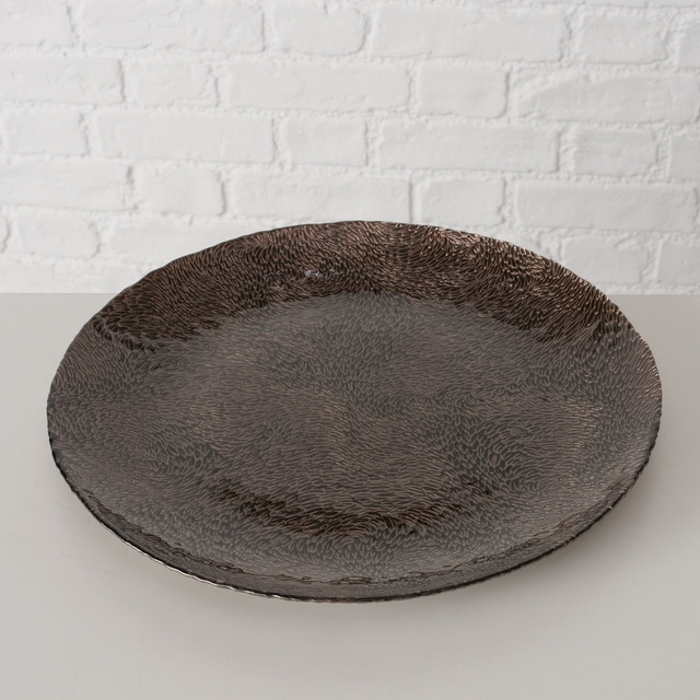 Placă decorativă din sticlă MARONI, Ø 32 cm