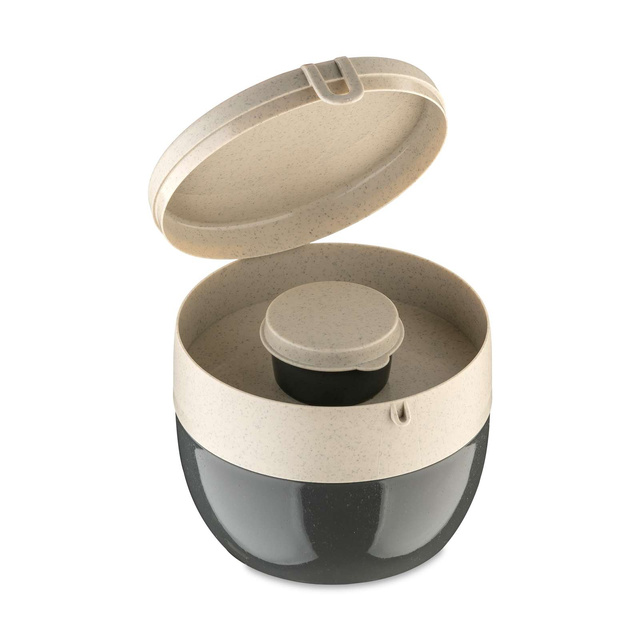 Cutie mic dejun, recipient pentru salata si sos BENTOBOX M, 2 elemente, KOZIOL