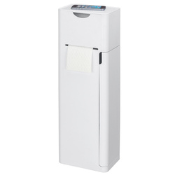 Suport pentru hârtie igienică și perie IMON, 6 în 1, alb, WENKO