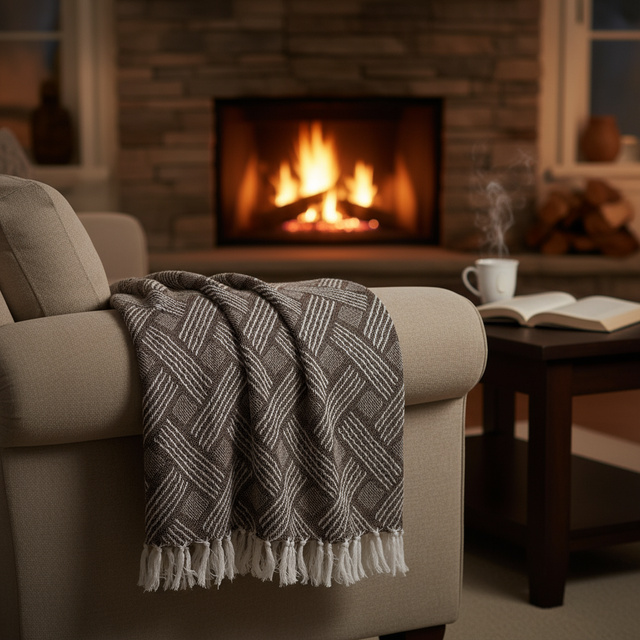 Pătură din bumbac, 150 x 125 cm, model 1