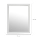 Oglinda de baie dreptunghiulara Basic, 34 x 44 cm