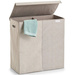 Cos de rufe 2 compartimente, Bej, 120 L, Zeller