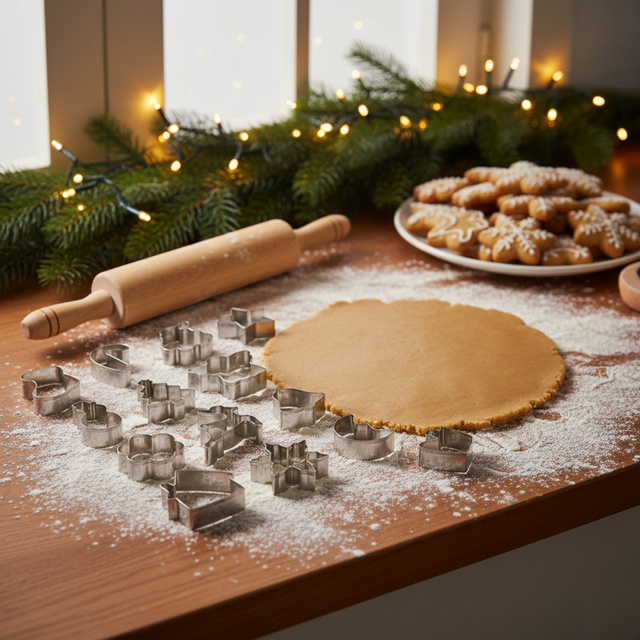 Forme de Crăciun pentru turtă dulce, 18 bucăți