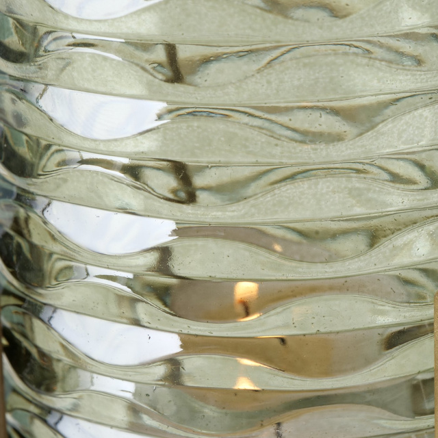 Suport  lumanare Bolito,  rotund, 8 cm,  verde deschis