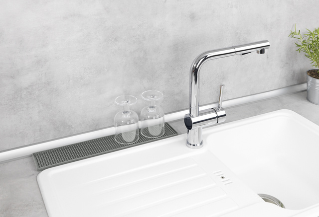 Cearceaf pentru uscat vase PICO, 8 x 42 cm, WENKO, gri