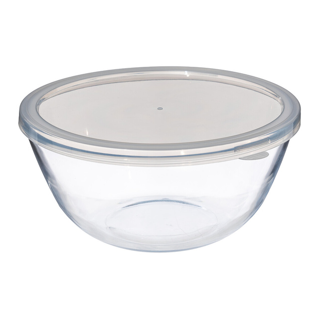 Bol din sticlă cu capac