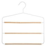 Umeras pentru fuste, pantaloni, 3 niveluri, metalic