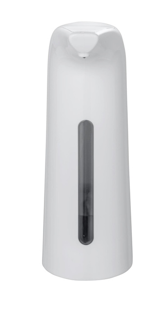 Distribuitor fara contact pentru sapun si dezinfectant LARINO, cu senzor infrarosu, alb, 400 ml, Wenko