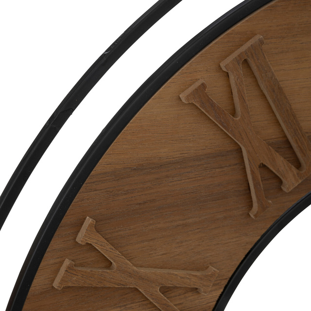 Ceas Dorian diametru 65 cm lemn și metal