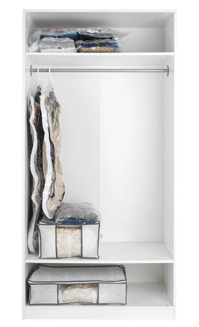 Husă pentru lenjerie de pat, haine SOFT + sac vacuum, dimensiune S, WENKO