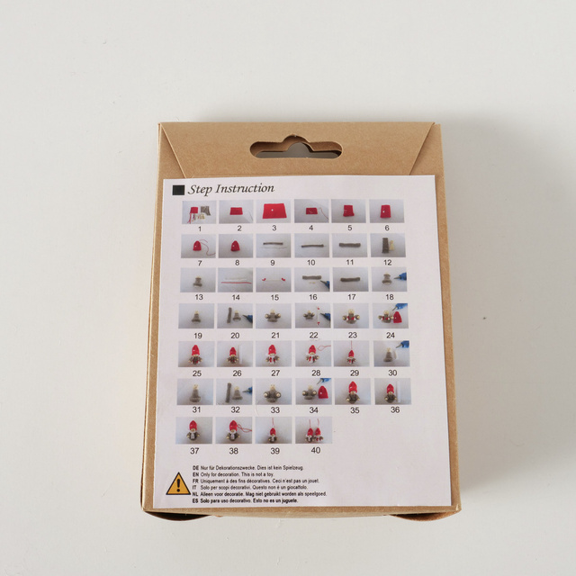 Set DIY pentru crearea de decorațiuni, 2 figurine.