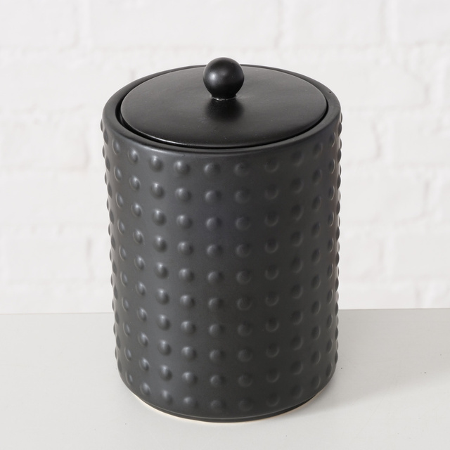 Borcan ceramic MARANA cu capac, Ø 11 cm