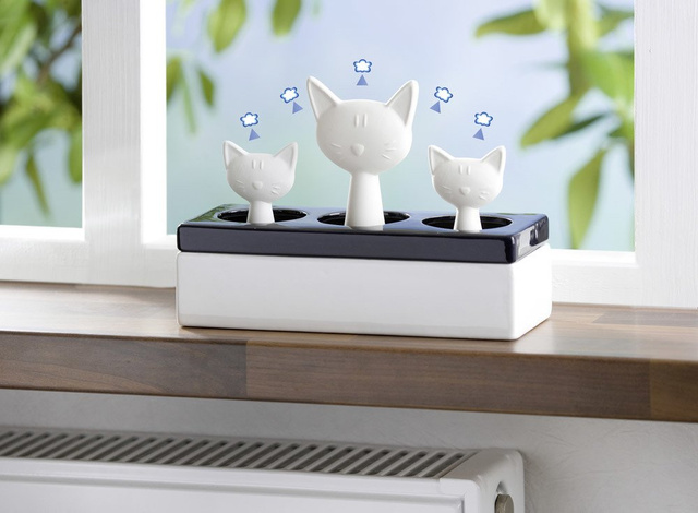 Umidificator ceramic cu 3 pisici, WENKO