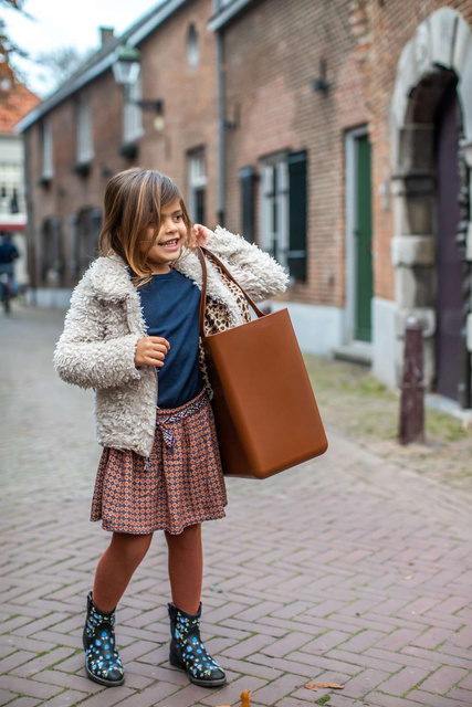 Geantă multifuncțională pentru cumpărături, plajă TASCHE XL, KOZIOL, cosmos negru