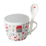 Cana jumbo de Crăciun cu capac și linguriță MONTI, 600 ml