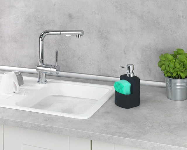 Set de bucătărie FESTIVAL BLACK, 2 în 1, WENKO, negru