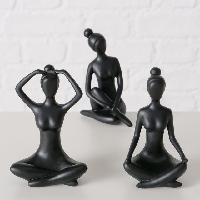 Figurină decorativă Yoga, femeie, 10 cm