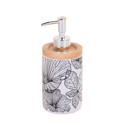 Dispenser pentru sapun lichid BLACKFLORA, ceramic