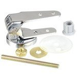 Kit de instalare capac toaleta, balamale, otel cromat, 12 elemente, WENKO