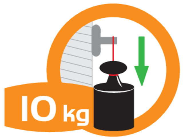 Recipient pentru perie WC montat pe perete PAVIA, montaj fara gaurire
