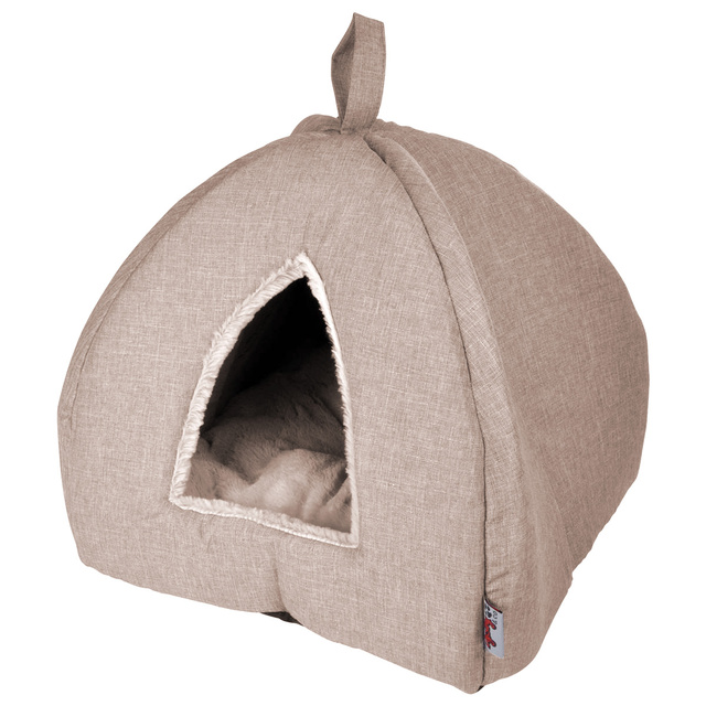 Pat pentru pisica de tip cort, 35 x 35 x 38 cm