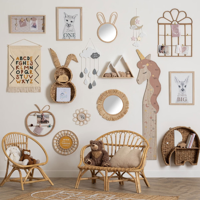 Decor pentru camera copiilor, decor suspendat pentru copii, motiv nor