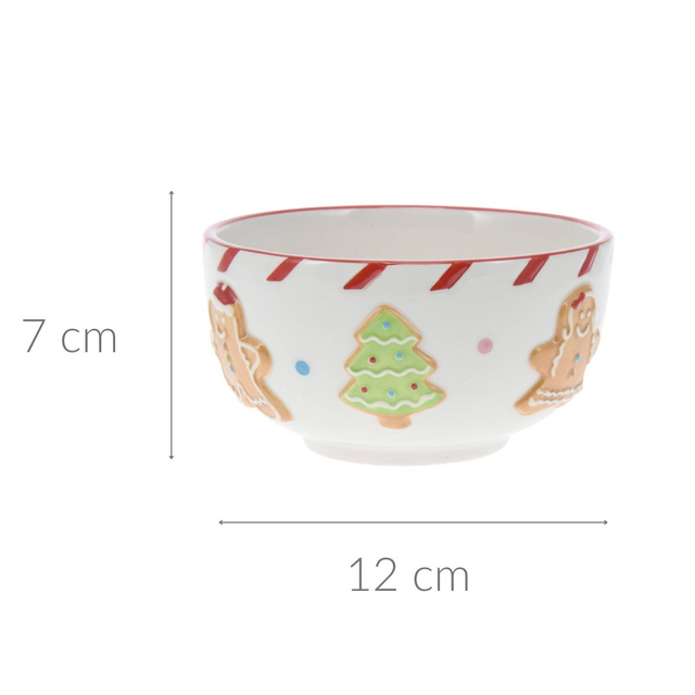 Bol de Crăciun, 12 cm, TURTĂ DULCE