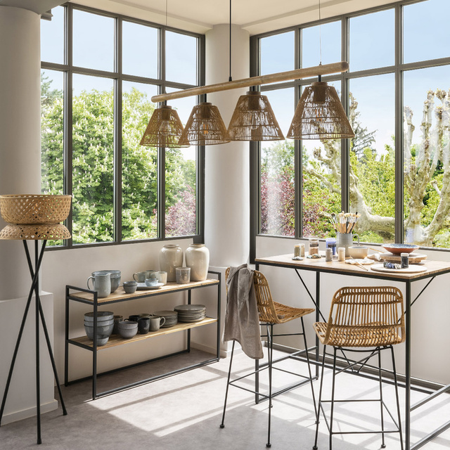 Lampa de podea trepied SUNY, 145 cm