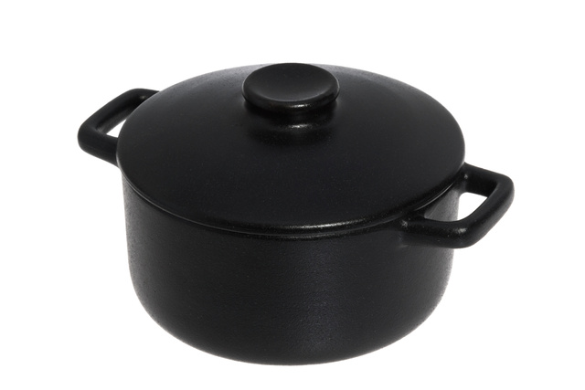 Tava de copt din ceramica, cu capac, Ø 12 cm