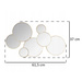Set oglinzi rotunde, decor - 61,5 x 37 cm