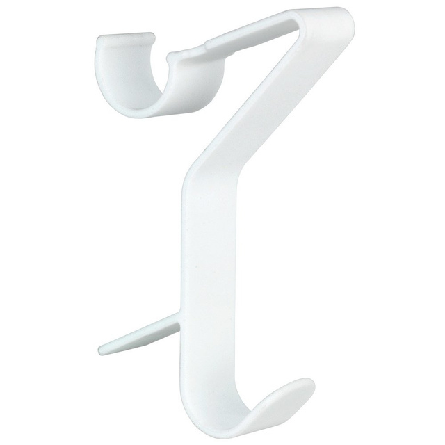 Set 3 umerase de baie FLEXI, Alb, 13x2,5 cm, WENKO