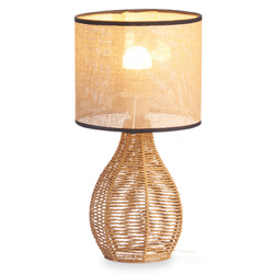 Lampa de noptiera cu abajur din tesatura vieneza, Ø 20 cm