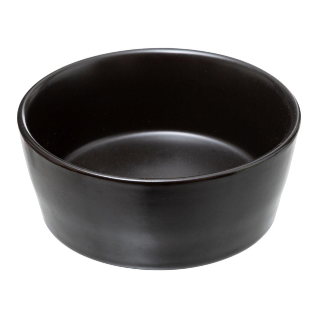 Set 3 boluri negre pentru aperitive cu tavă din lemn cu mâner