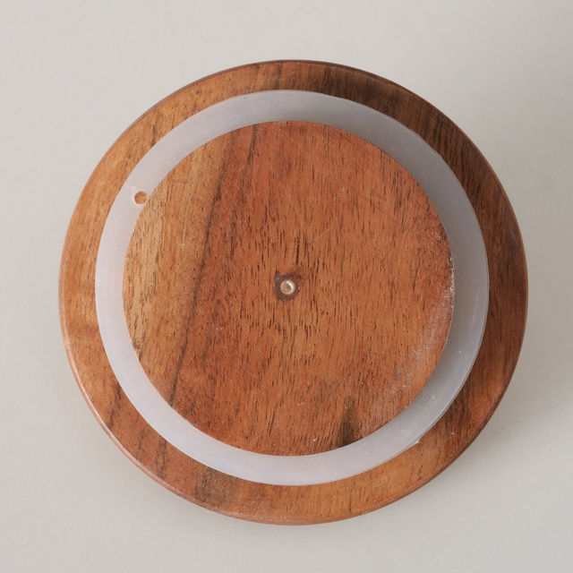 Recipient pentru alimente din ceramică, capac din lemn, SUGGY