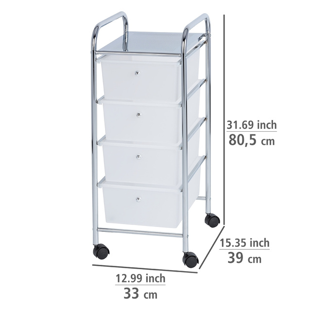 Cărucior de baie MESSINA, 4 niveluri, WENKO