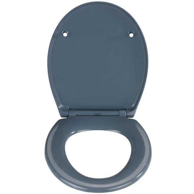 Toaletă SAMOS - Duroplast, cu închidere lentă, WENKO, albastru închis