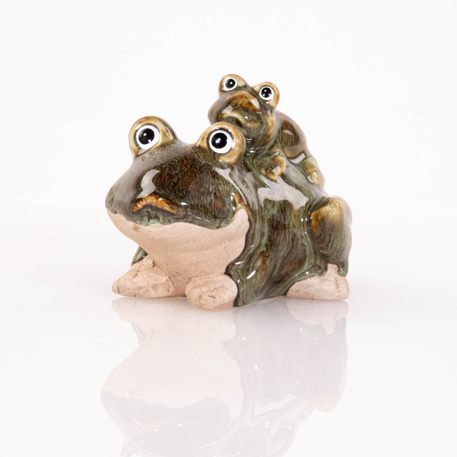 Figurina broasca, decor gradina, 10 x 11 cm