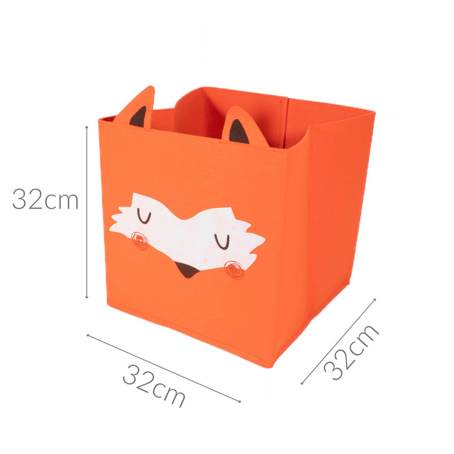 Cutie pliabila pentru jucarii Forest Friends, cu urechiuse, din fetru