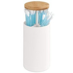 Recipient pentru betisoare urechi LARESA, alb, WENKO