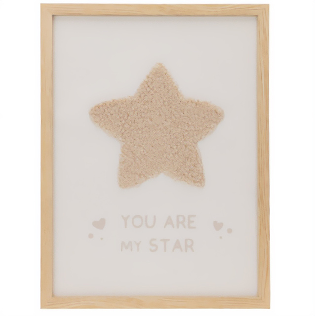 Poster în ramă cu un mesaj adorabil pentru camera copilului, 30 x 40 cm