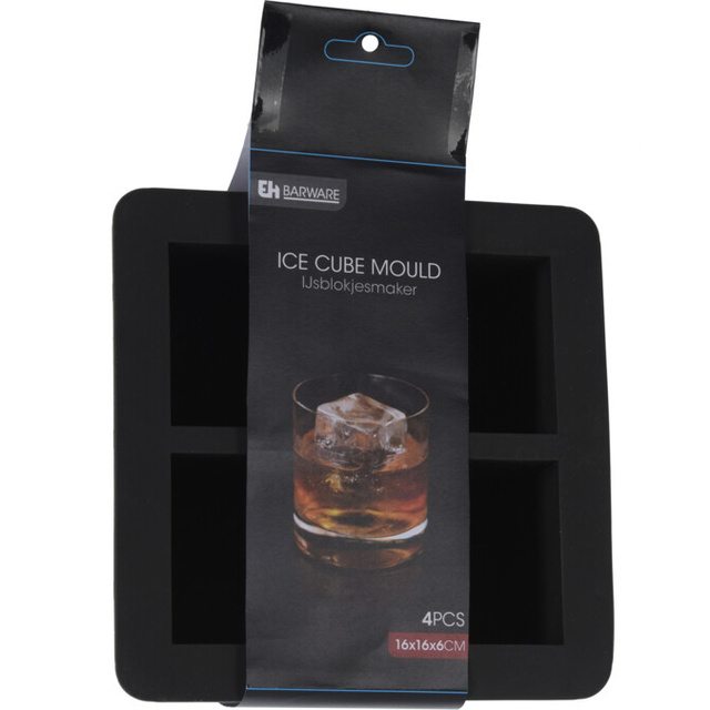 Formă pentru gheață, cuburi mari pentru whisky XL