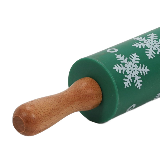 Set de copt pentru copii TIVOLA, sucitor mini cu model de fulgi de zăpadă + 3 forme, model 3