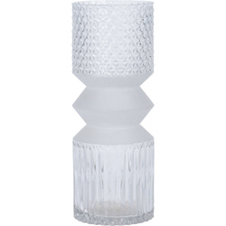 Vaza cilindrica din sticla, 30 cm