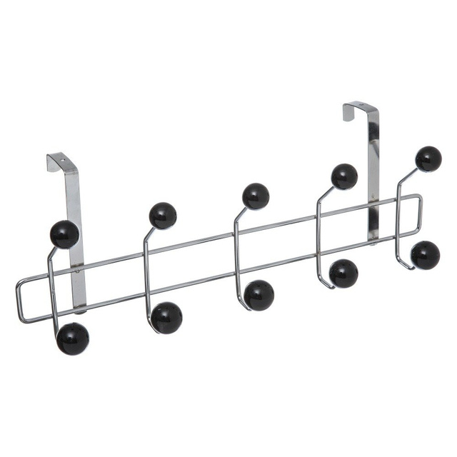 Cuier pentru ușă cu 10 cârlige, metal