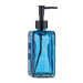 Distribuitor de sapun lichid PURE, sticla albastra, 550 ml, Wenko
