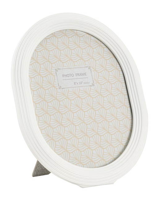 Ramă ovală cu stucco, 25 x 30 cm