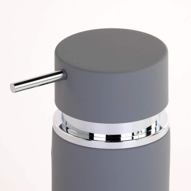 Dispenser sapun lichid RUBBER, Gri, 300 ml, Zeller